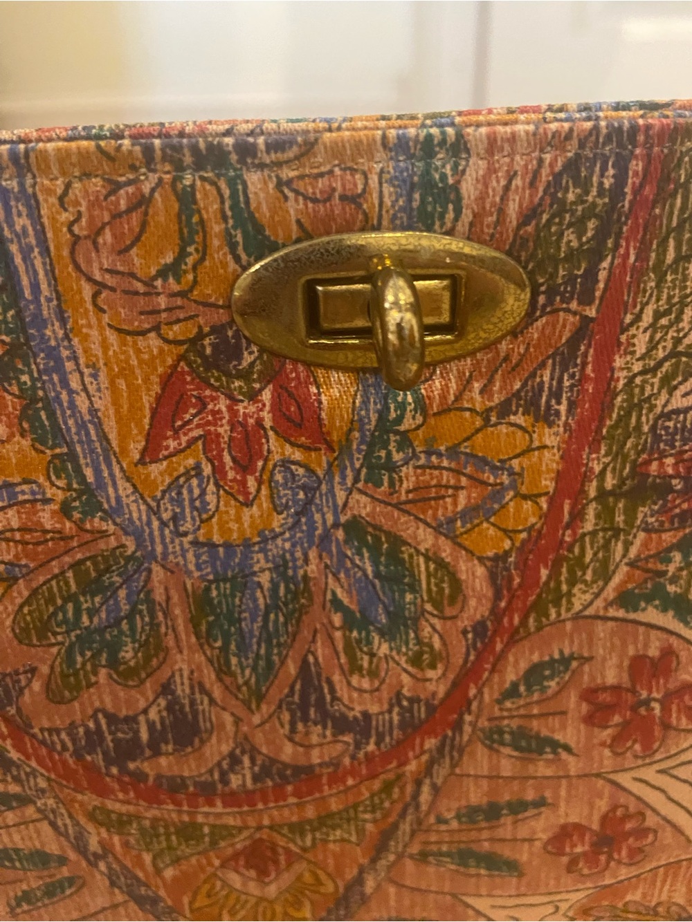 Vintage Margaret Smith Purse Bag Fabric Print - Picture 4 of 8